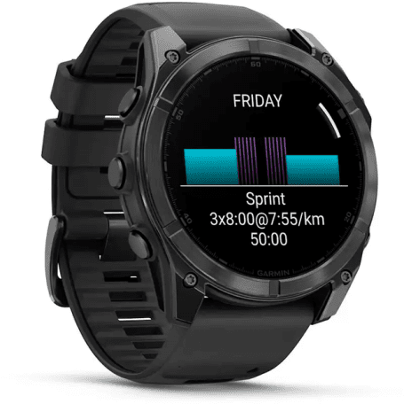 Смарт-годинник Garmin Fenix 8 51mm AMOLED Slate Gray with Black Silicone Band (010-02905-00)  Фото №1