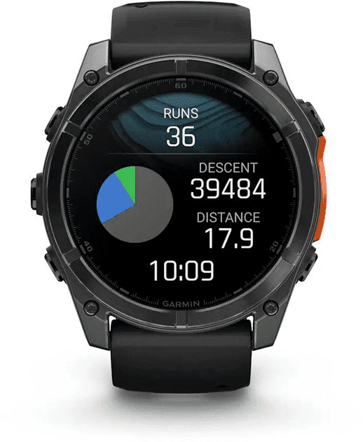 Смарт-часы Garmin Fenix 8 51mm AMOLED Slate Gray with Black Silicone Band (010-02905-00)  Фото №3