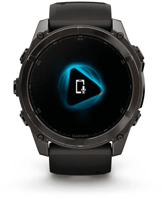Смарт-годинник Garmin Fenix 8 51mm AMOLED Sapphire Carbon Gray DLC Titanium w. Black/Pebble Gray S. Band (010-02905-20/21)  Фото №3