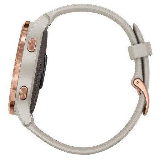 Спортивные часы Garmin Venu Rose Gold Stainless Steel Bezel w. Light Sand and Silicone B. (010-02173-23/22/21) (Refurbished)  Фото №3