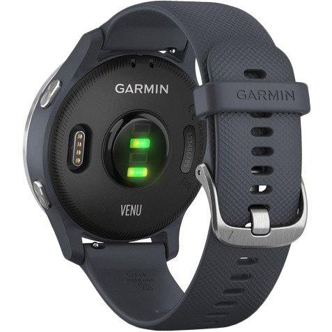 Спортивные часы Garmin Venu Rose Gold Stainless Steel Bezel w. Light Sand and Silicone B. (010-02173-23/22/21) (Refurbished)  Фото №8