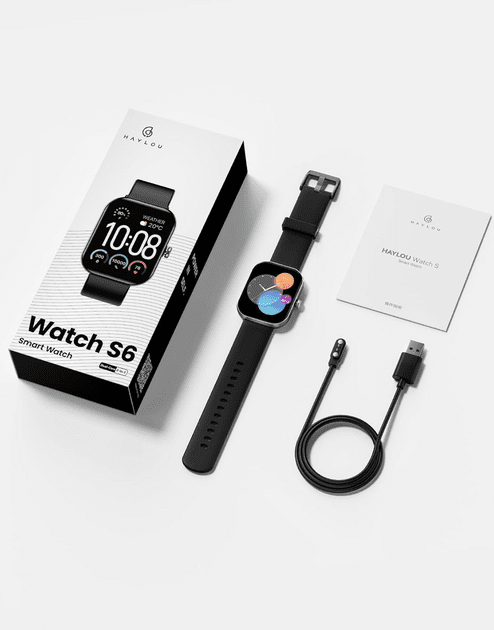 Смарт-годинник Haylou Watch S6 Black   Фото №0