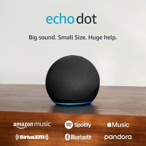 Smart колонка Amazon Echo Dot (5th Generation) Charcoal  Фото №0