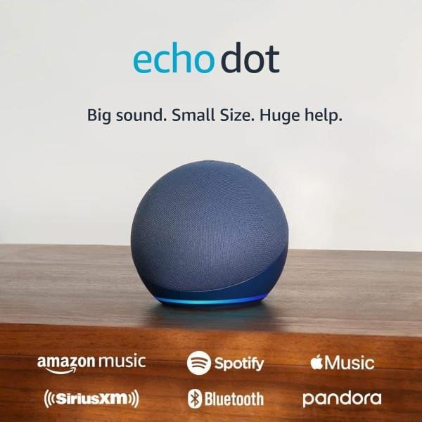 Smart колонка Amazon Echo Dot (5th Generation) Deep Sea Blue  Фото №0