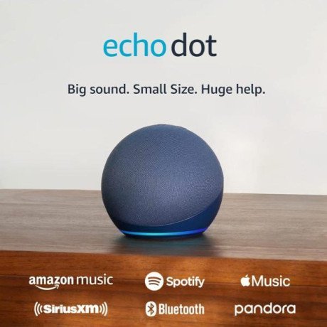 Smart колонка Amazon Echo Dot (5th Generation) Deep Sea Blue  Фото №0