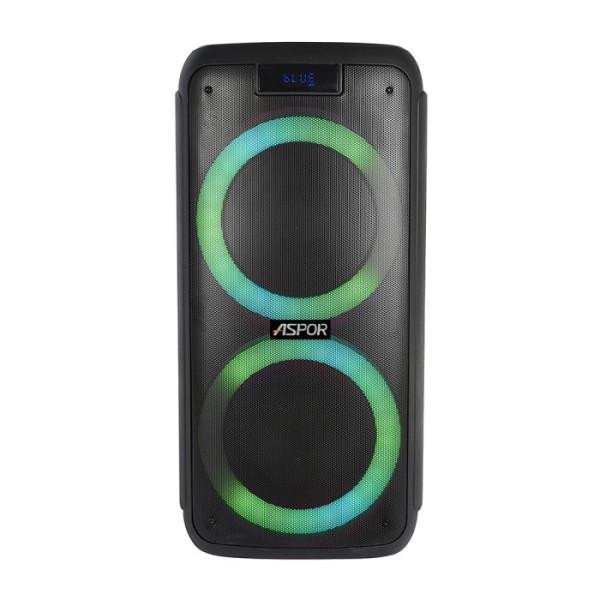 Акустична портативна колонка ASPOR A668 (with microphone) Black