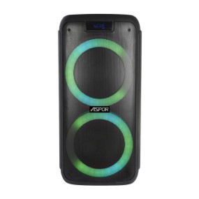 Акустична портативна колонка ASPOR A668 (with microphone) Black