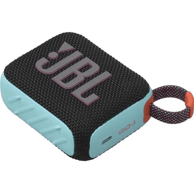 Портативна колонка JBL Go 4 Black Orange (JBLGO4BLKO)  Фото №1