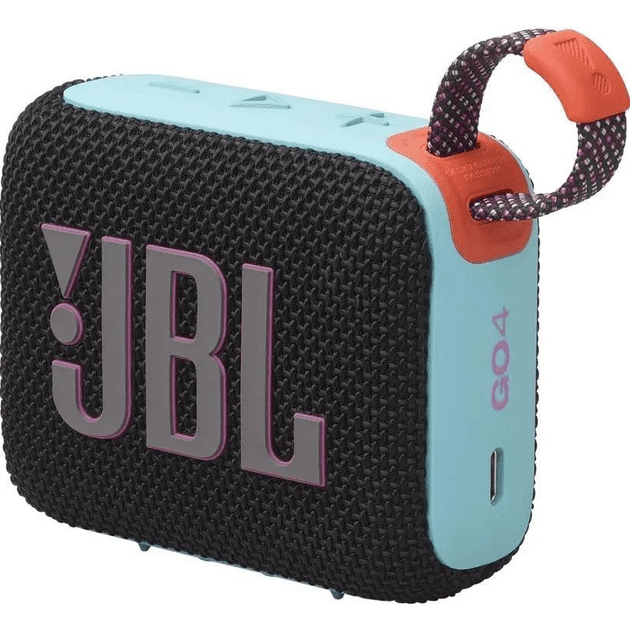 Портативна колонка JBL Go 4 Black Orange (JBLGO4BLKO)  Фото №2
