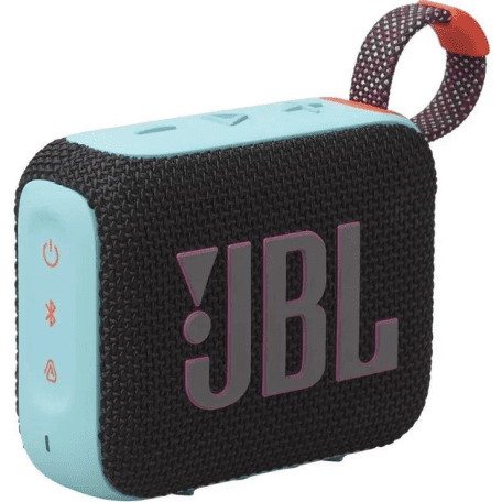 Портативна колонка JBL Go 4 Black Orange (JBLGO4BLKO)  Фото №4