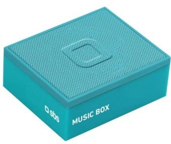 Портативная колонка SBS Music Box Blue (TTSQUARESPEAKERBTLB)