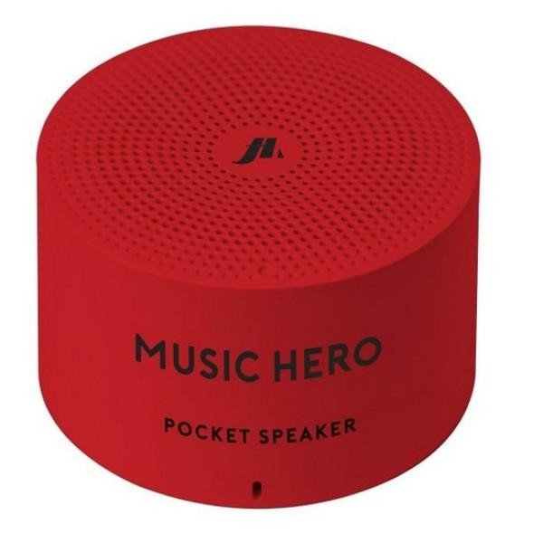 Портативна колонка SBS Music Hero Wireless Speaker Red (MHSPEAKMONBTR)  Фото №1