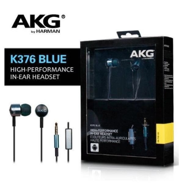 Наушники с микрофоном AKG K376 Blue  Фото №8