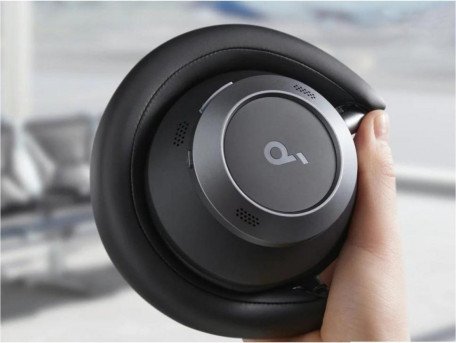 Навушники з мікрофоном Anker Soundcore Space One Pro Jet Black  Фото №2