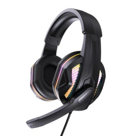 Навушники з мікрофоном Aspor A217 Multiсolor Light (3.5мм) Black  Фото №0