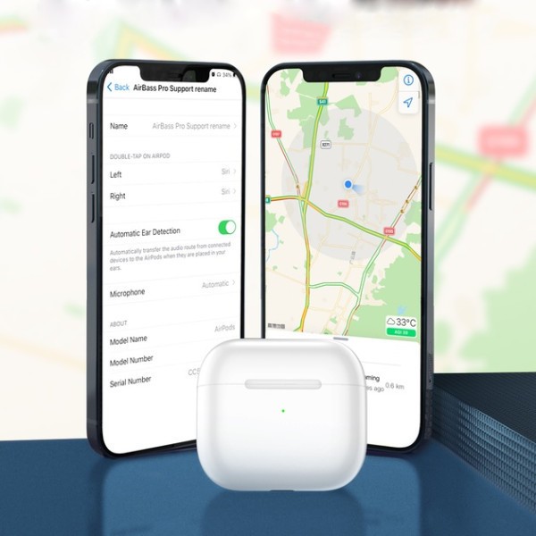 Навушники TWS ASPOR A615 White  Фото №8