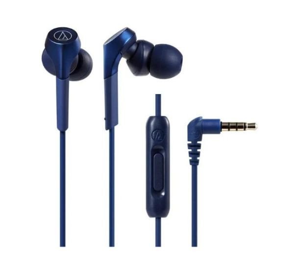 Наушники с микрофоном Audio-Technica ATH-CKS550XIS Blue