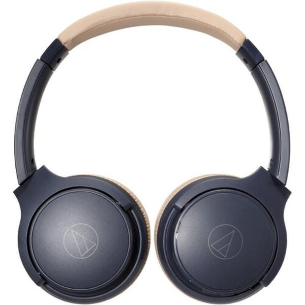 Наушники с микрофоном Audio-Technica ATH-S220BT Navy/Beige (ATHS220BTNBG)  Фото №2