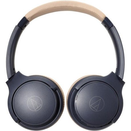 Наушники с микрофоном Audio-Technica ATH-S220BT Navy/Beige (ATHS220BTNBG)  Фото №2