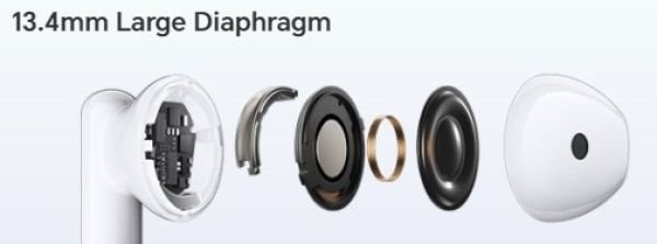Навушники TWS Honor Earbuds X5 White  Фото №4