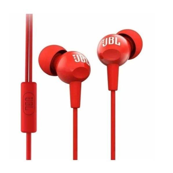 Навушники з мікрофоном JBL C100SI Red