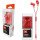 Навушники з мікрофоном JBL C100SI Red  Фото №1
