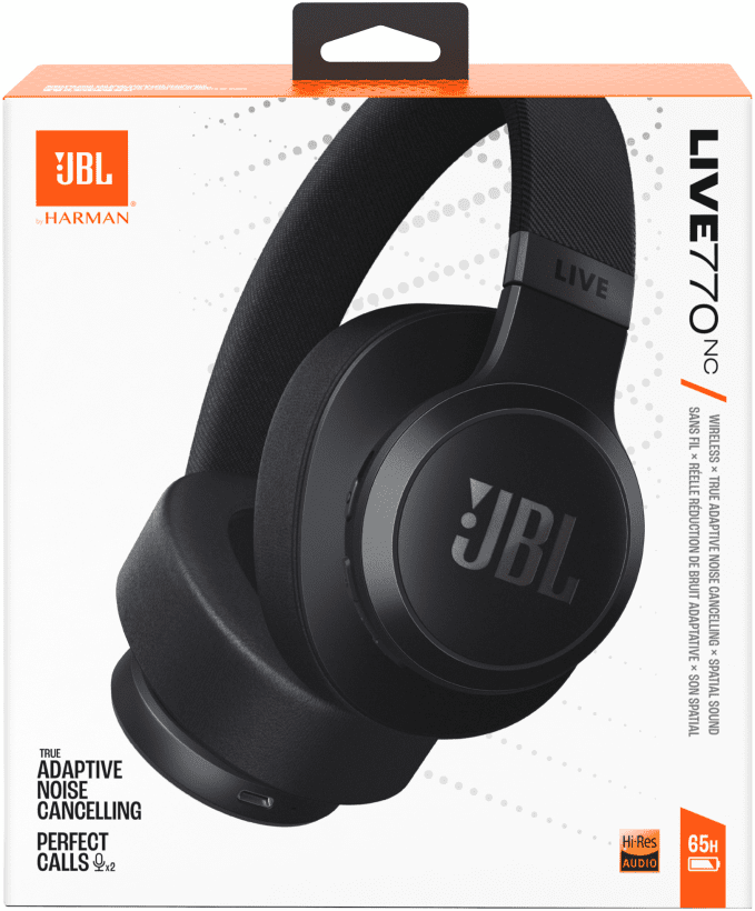 Наушники с микрофоном JBL Live 770NC Black (JBLLIVE770NCBLK)  Фото №0