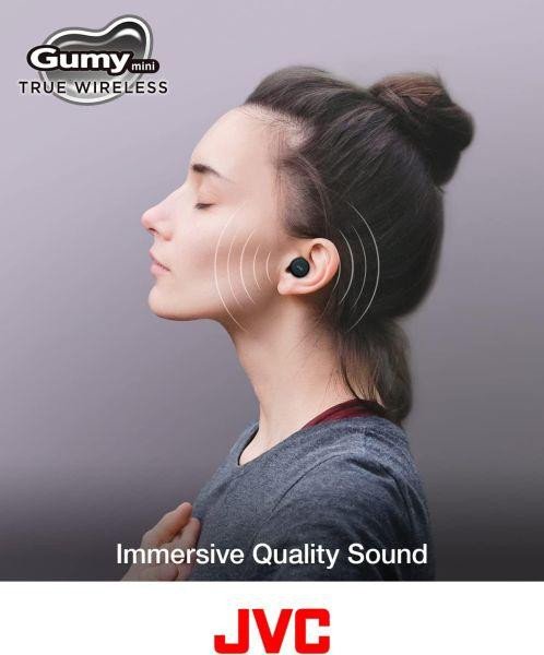 Навушники TWS JVC Gumy Mini HA-Z55T Black  Фото №6