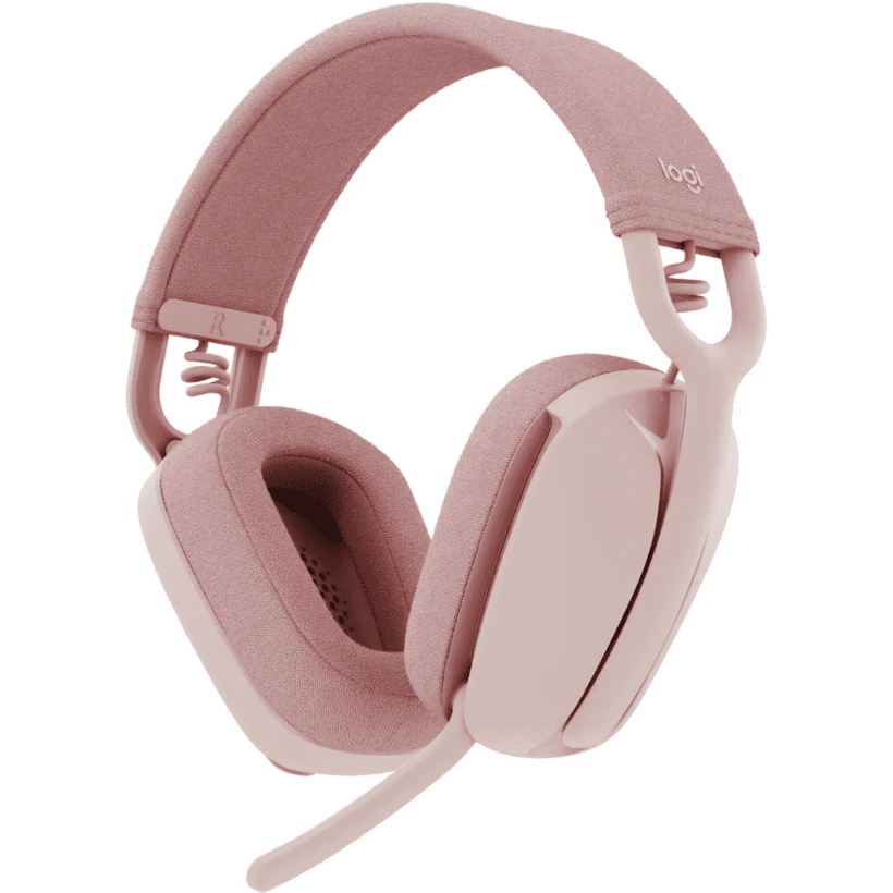 Навушники з мікрофоном Logitech Zone Vibe 100 Rose (981-001224)  Фото №0