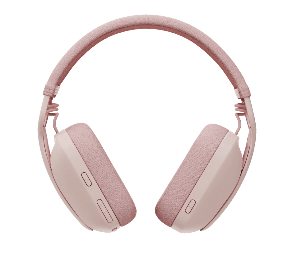 Навушники з мікрофоном Logitech Zone Vibe 100 Rose (981-001224)  Фото №1