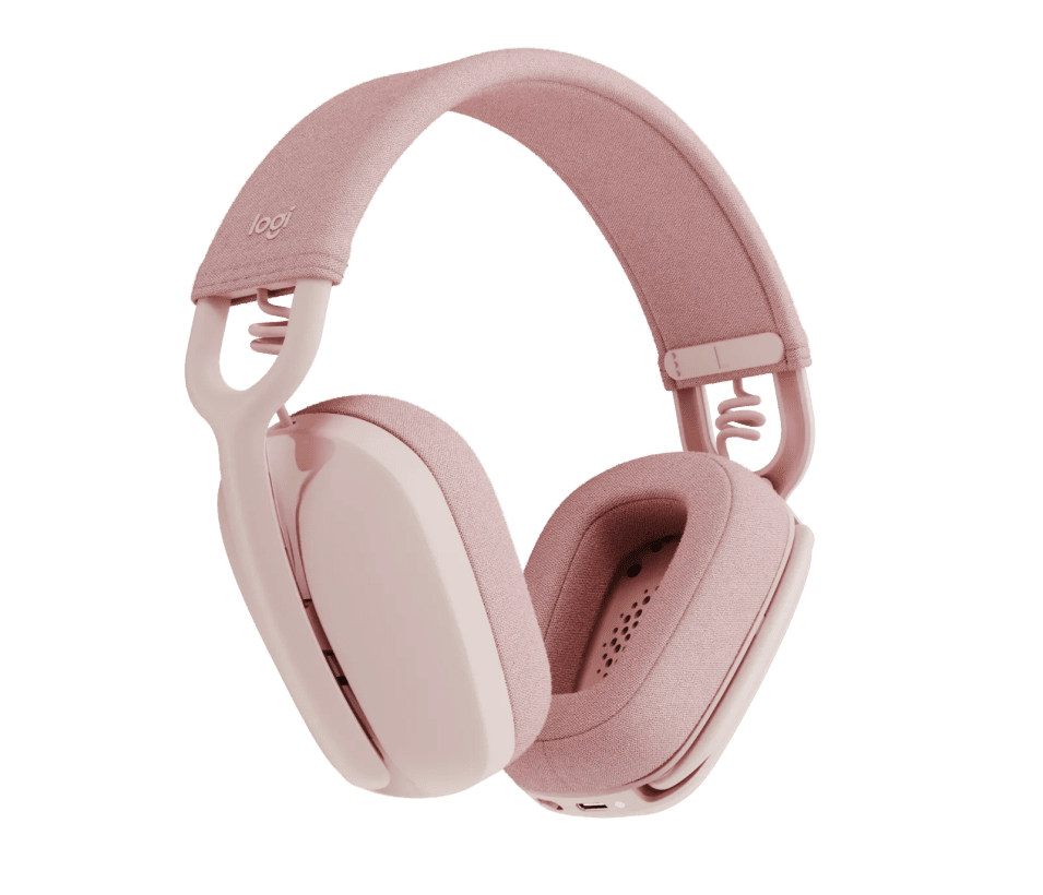 Навушники з мікрофоном Logitech Zone Vibe 100 Rose (981-001224)  Фото №2
