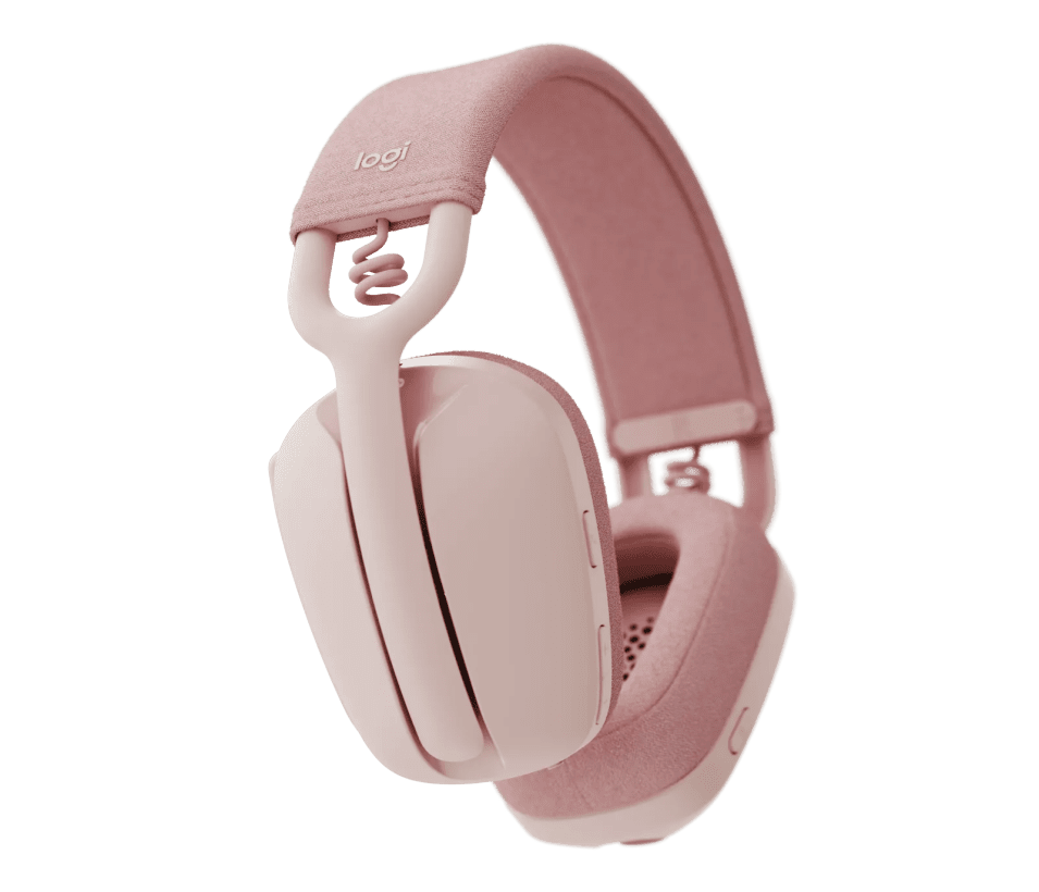 Навушники з мікрофоном Logitech Zone Vibe 100 Rose (981-001224)  Фото №3