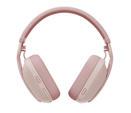 Навушники з мікрофоном Logitech Zone Vibe 100 Rose (981-001224)  Фото №1