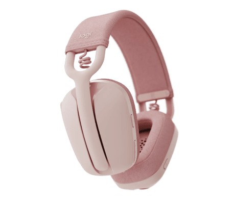 Навушники з мікрофоном Logitech Zone Vibe 100 Rose (981-001224)  Фото №3