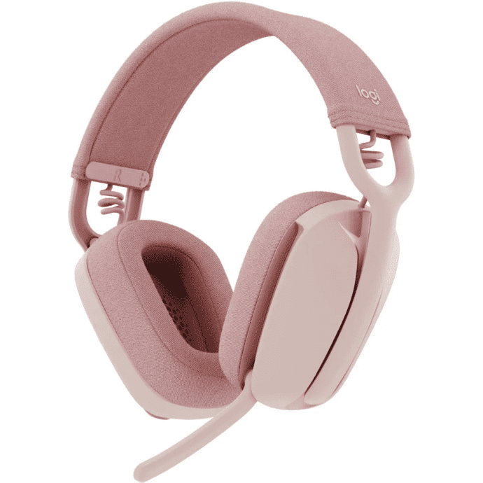 Навушники з мікрофоном Logitech Zone Vibe 100 Rose (981-001224)  Фото №0