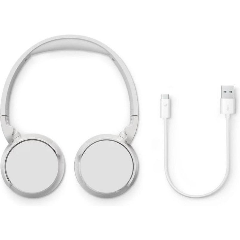 Наушники с микрофоном Philips TAH4209 White (TAH4209WT/00)  Фото №12