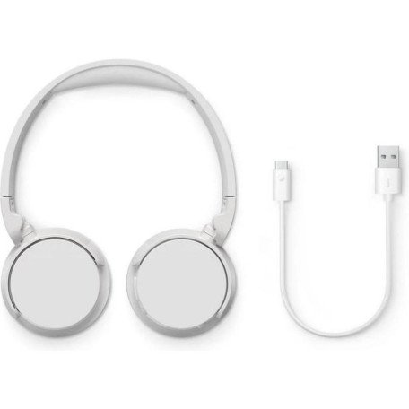 Наушники с микрофоном Philips TAH4209 White (TAH4209WT/00)  Фото №3
