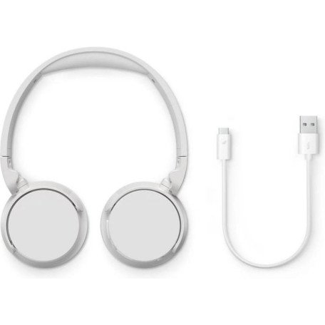 Наушники с микрофоном Philips TAH4209 White (TAH4209WT/00)  Фото №12