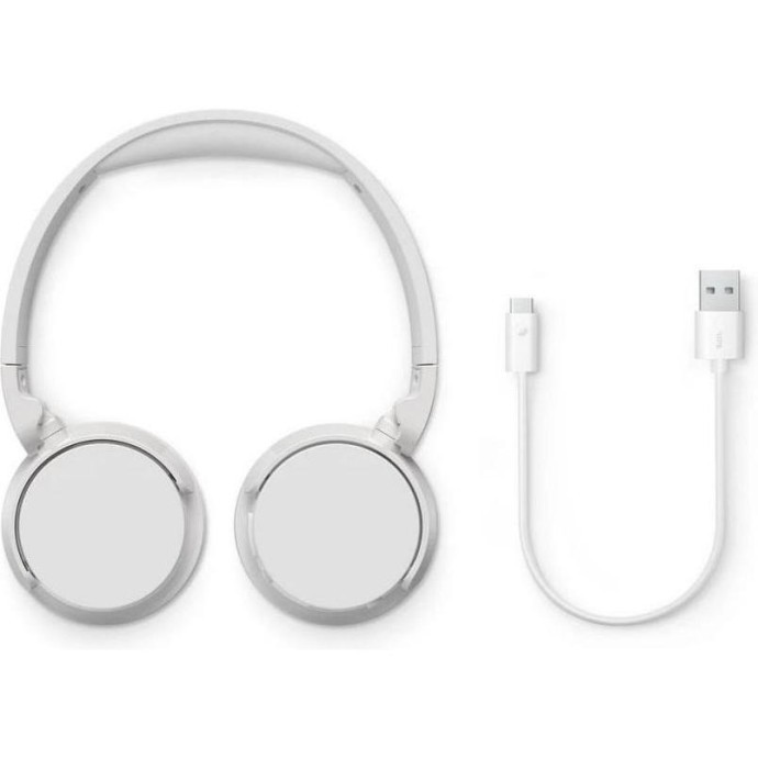 Наушники с микрофоном Philips TAH4209 White (TAH4209WT/00)  Фото №3