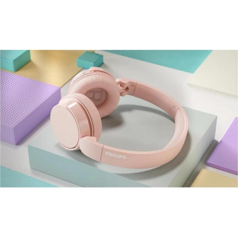 Наушники с микрофоном Philips TAH4209 Pink (TAH4209PK/00)  Фото №9
