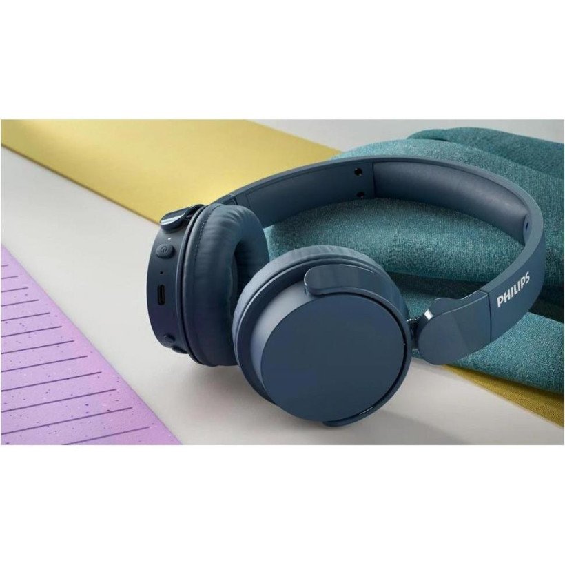 Наушники с микрофоном Philips TAH4209 Blue (TAH4209BL/00)  Фото №2