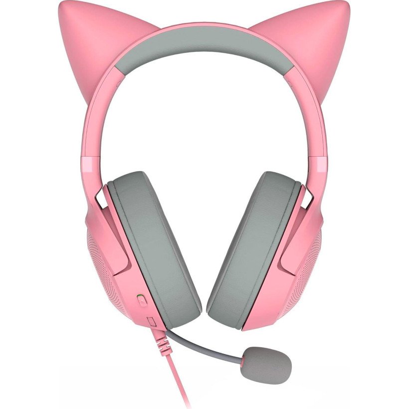 Навушники з мікрофоном Razer Kraken Kitty V2 Quartz (RZ04-04730200-R3M1)  Фото №1