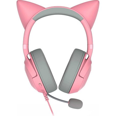 Навушники з мікрофоном Razer Kraken Kitty V2 Quartz (RZ04-04730200-R3M1)  Фото №1