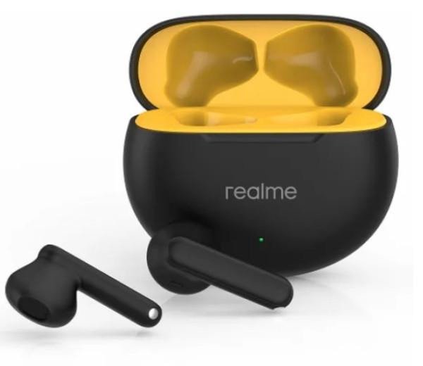 Навушники TWS realme Buds T01 Black  Фото №0
