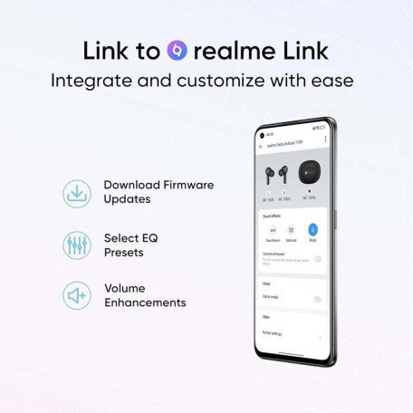 Навушники TWS realme Buds T110 White  Фото №0
