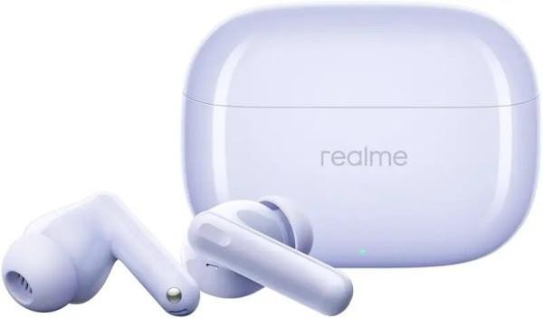 Навушники TWS realme Buds T310 Monet Purple  Фото №2