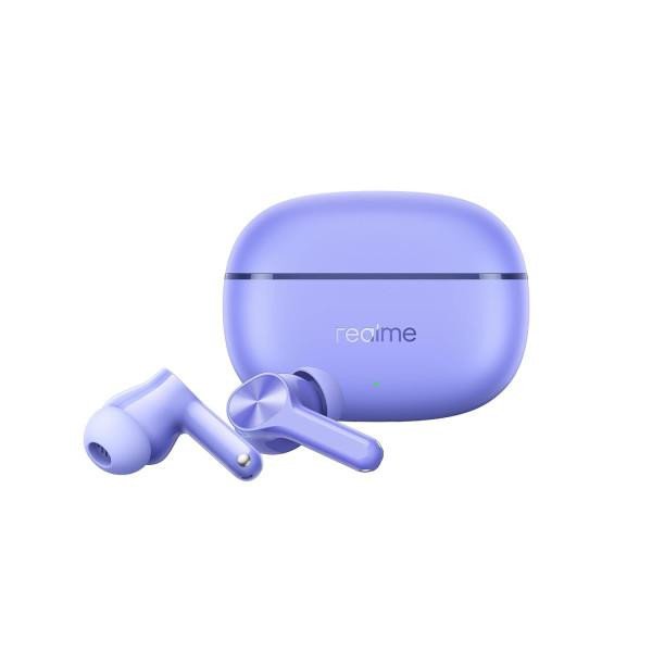 Навушники TWS realme Buds T200 Lite Aurora Purple  Фото №0