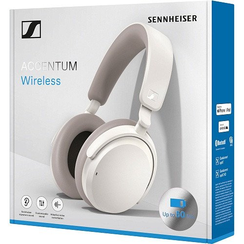 Наушники с микрофоном Sennheiser ACCENTUM Wireless White (700175)  Фото №7