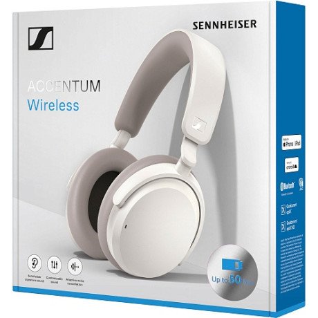 Навушники з мікрофоном Sennheiser ACCENTUM Wireless White (700175)  Фото №7