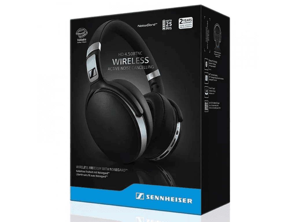 Наушники с микрофоном Sennheiser HD 4.50 BTNC Black (506783)  Фото №5
